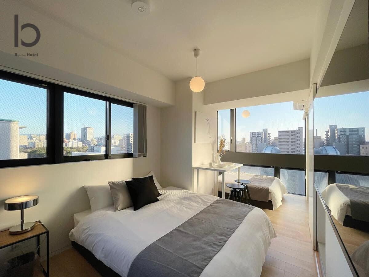 Bhotel Nekoyard - Comfortable Studio, Easy Walk To Peace Park 广岛 外观 照片